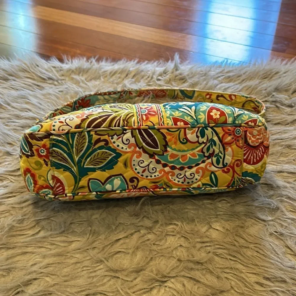 Vera‎ Bradley Clare Provençal yellow, blue, red and brown shoulder bag